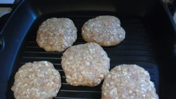 домашние гамбургеры с куриными котлетками