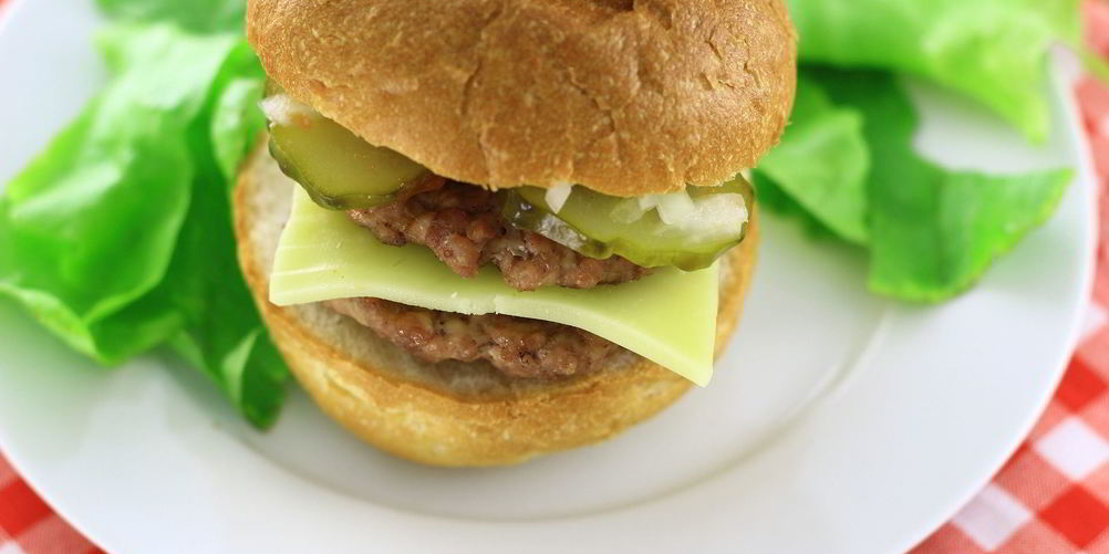 Рецепт двойного гамбургера