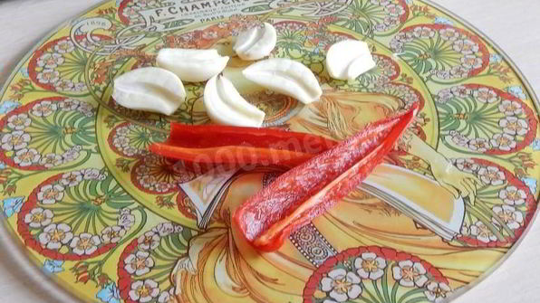 гамбургер с куриным филе