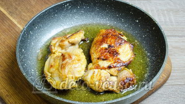 гамбургер с курицей