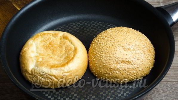 гамбургер с курицей