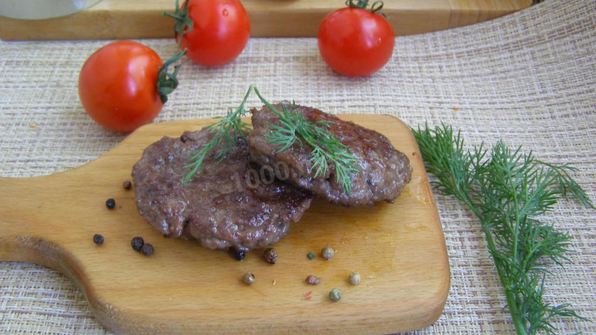 котлета для гамбургера