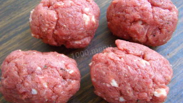 котлета для гамбургера