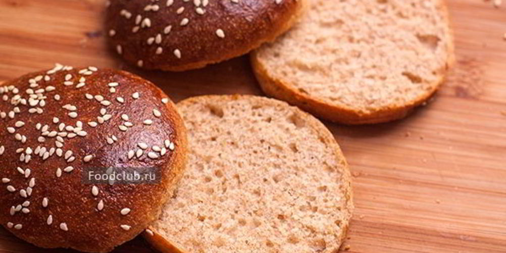 Рецепт цельнозерновых булочек для бургеров