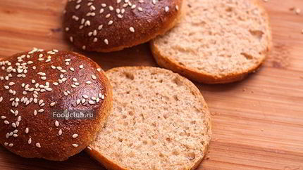 Цельнозерновые булочки для бургеров