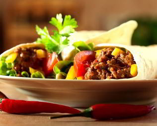 Буррито с говядиной