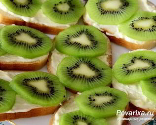 Бутерброды с киви