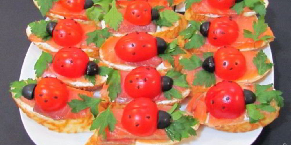 Рецепт бутербродов с красной рыбой