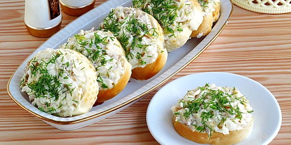 Рецепт бутербродов с минтаем