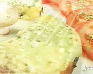 Горячие бутерброды с анчоусным маслом