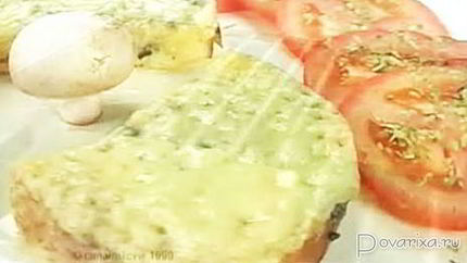 Горячие бутерброды с анчоусным маслом