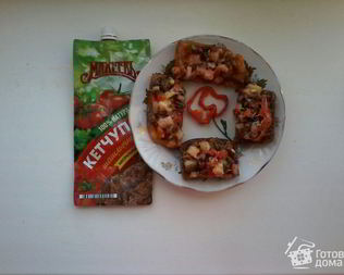 Горячие бутерброды с фасолью