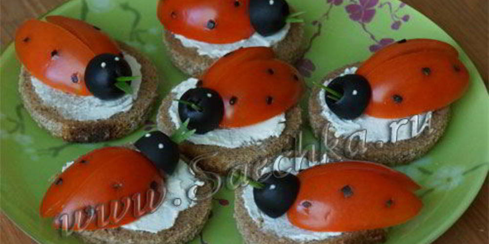 Рецепт праздничных бутербродов