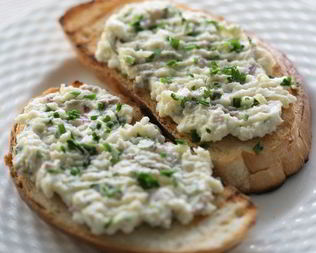 Русский бутерброд с сельдью