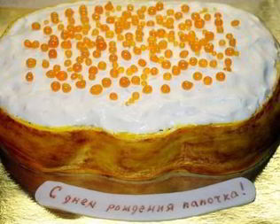 Торт Бутерброд с икрой