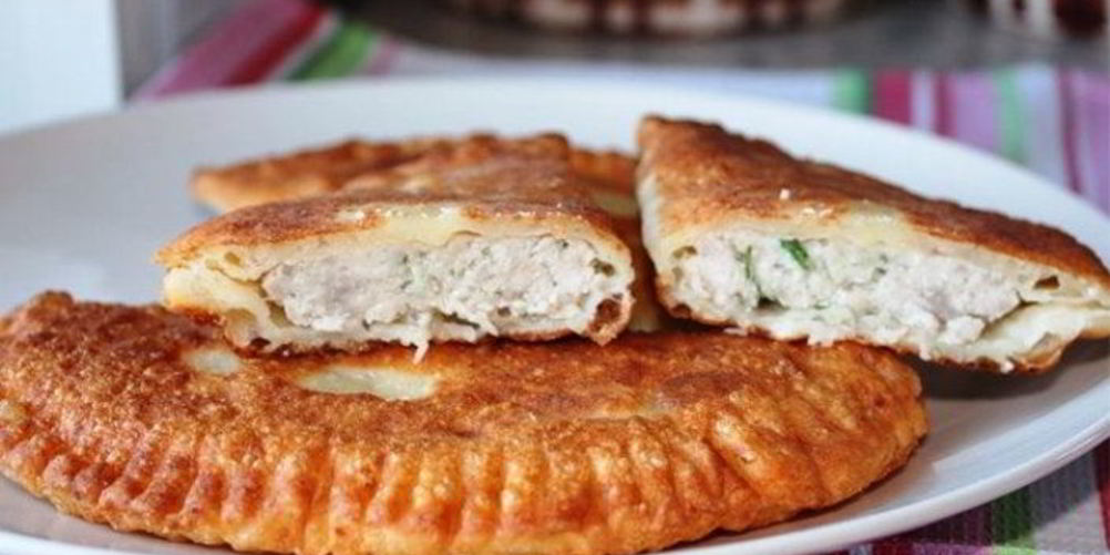 Рецепт чебуреков из творожного теста