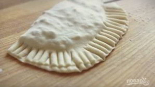 чебуреки постные с грибами и гречкой