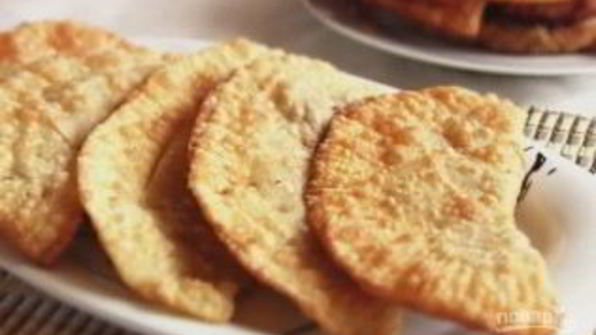 чебуреки постные с грибами и гречкой