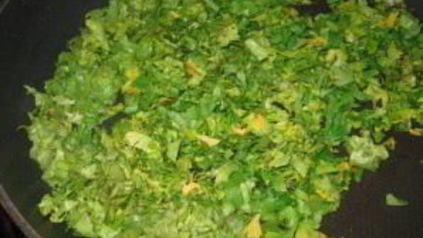 чебуреки с зеленью