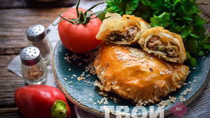 Чебуреки в духовке