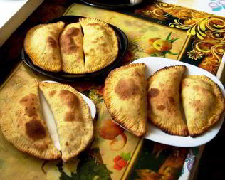 Крымские печеные Чебуреки