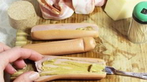 фаршированные сосиски