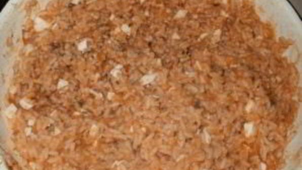 фаршированные кальмары с рисом и яйцом