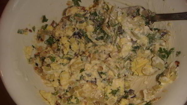 фаршированные яйца завтрак на траве