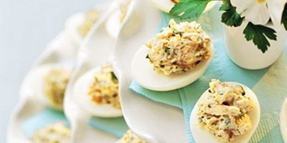 Рецепт яиц, фаршированных грибами