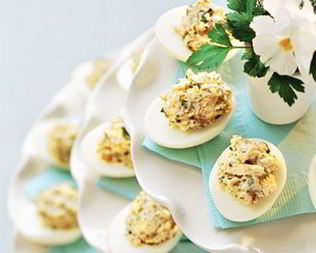 Яйца, фаршированные грибами