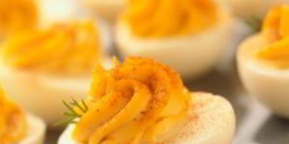 Рецепт яиц, фаршированных луком