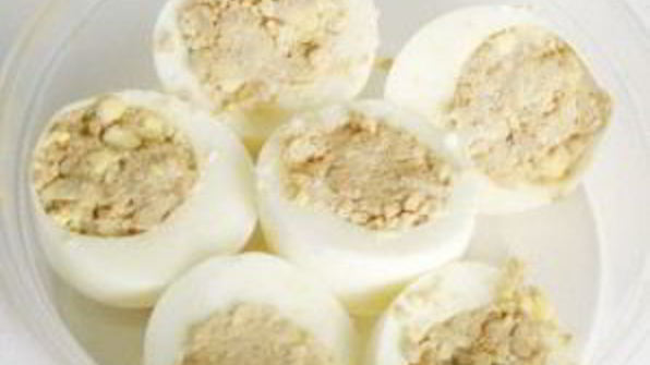 яйца, фаршированные рисом