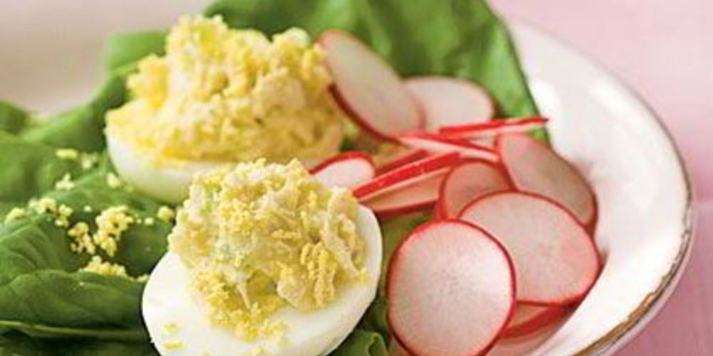 Рецепт яиц фаршированных с сыром