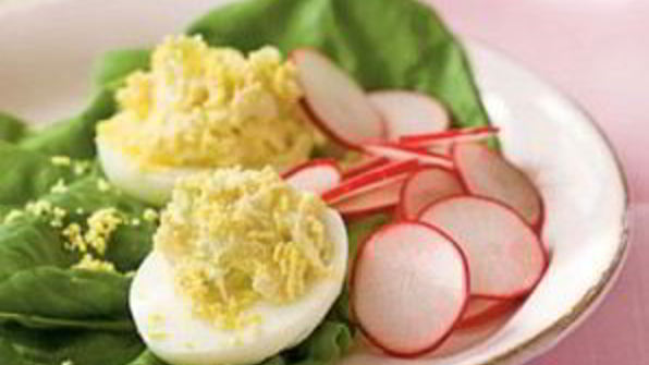 яйца фаршированные с сыром