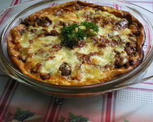 Горячая закуска с куриной печенью