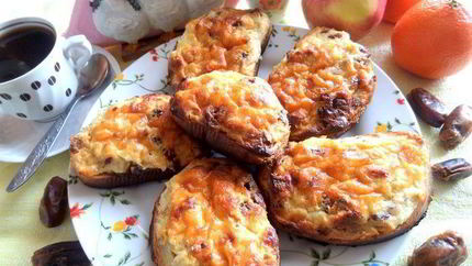 Горячие творожные гренки