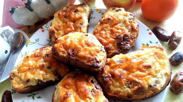 горячие творожные гренки