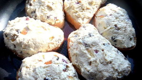 горячие творожные гренки