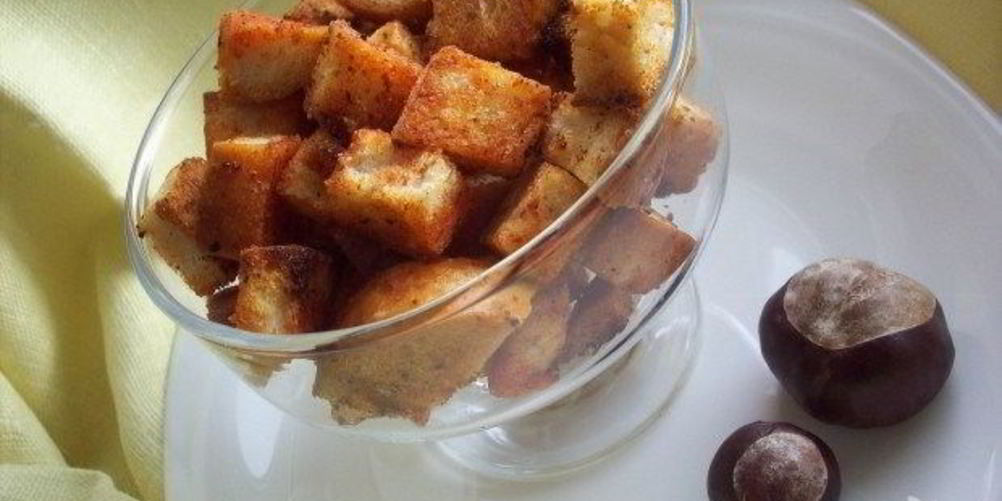 Рецепт гренков для супа