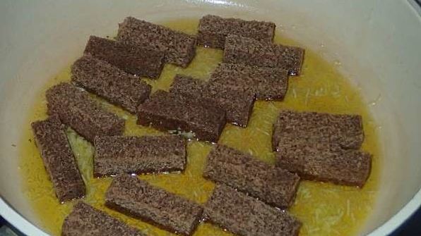 гренки к пиву с чесноком