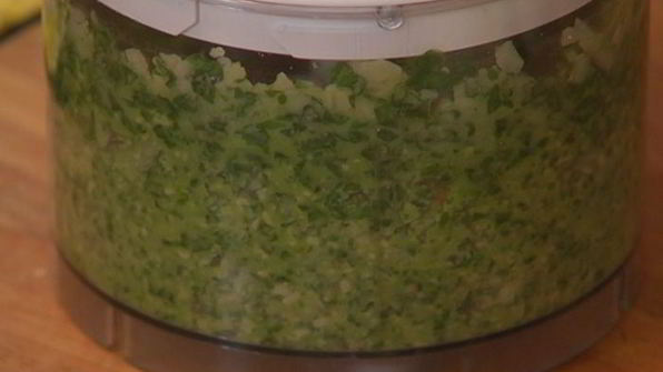 гренки с баклажанами и моцареллой