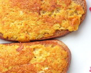 Гренки с картошкой