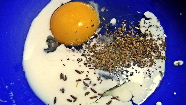 гренки с овощами под сыром