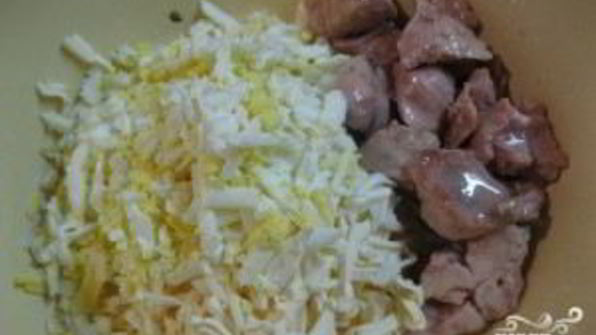 гренки с печенью трески