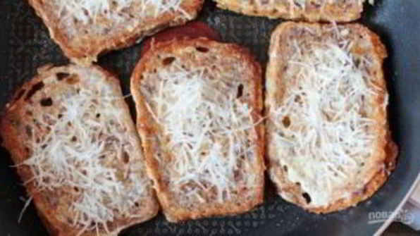 гренки с помидорами и сыром к завтраку