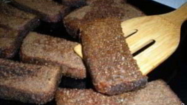 гренки с шпротами