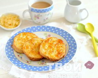 Гренки с сыром