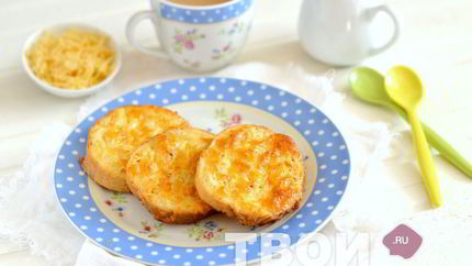 Гренки с сыром