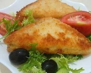 Гренки с ветчиной и сыром