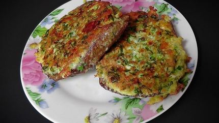 Гренки с зеленью и сыром